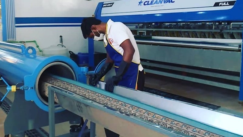 دستگاه لوله ای آبگیر ضد چروک